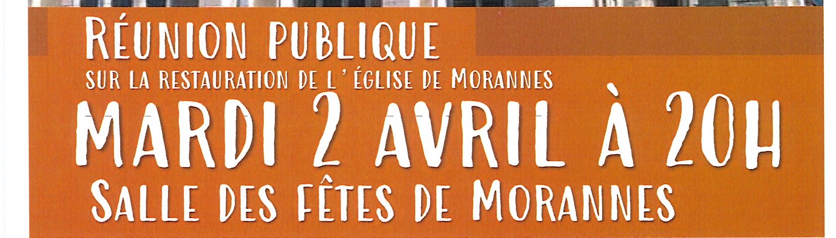 Réunion publique sur la restauration de l&#039;église de Morannes