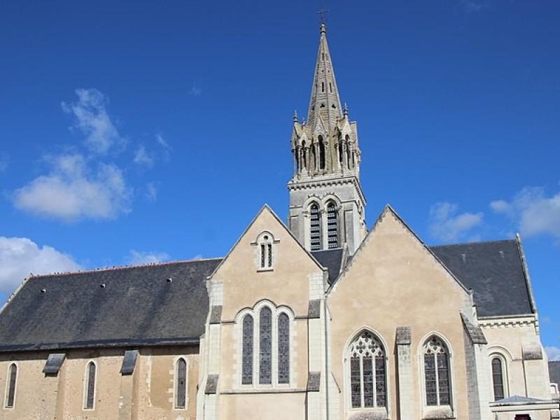 Fermeture de l'église St Aubin à Morannes