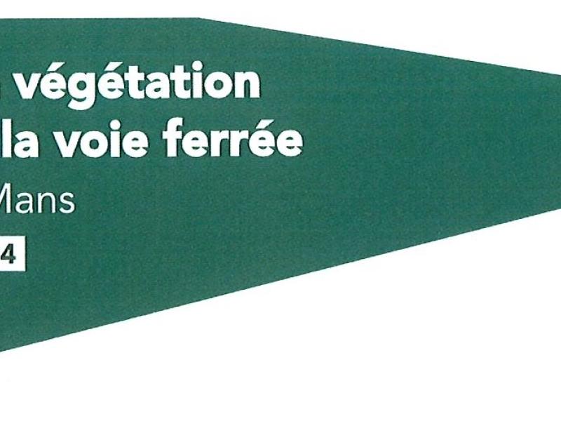 Entretien de la végétation aux abords de la voie ferrée