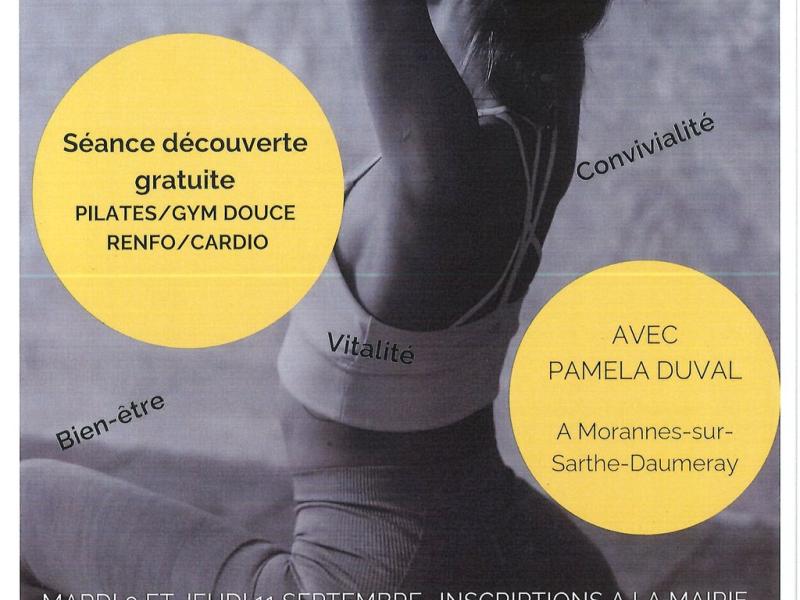 Inscription séance découverte gym