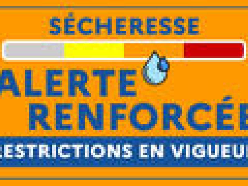 Alerte renforcée Sécheresse