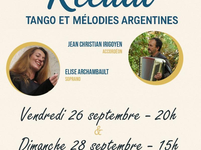 Récital "Tango et mélodies argentines"